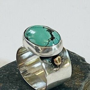 Silver and Turquoise Ring
